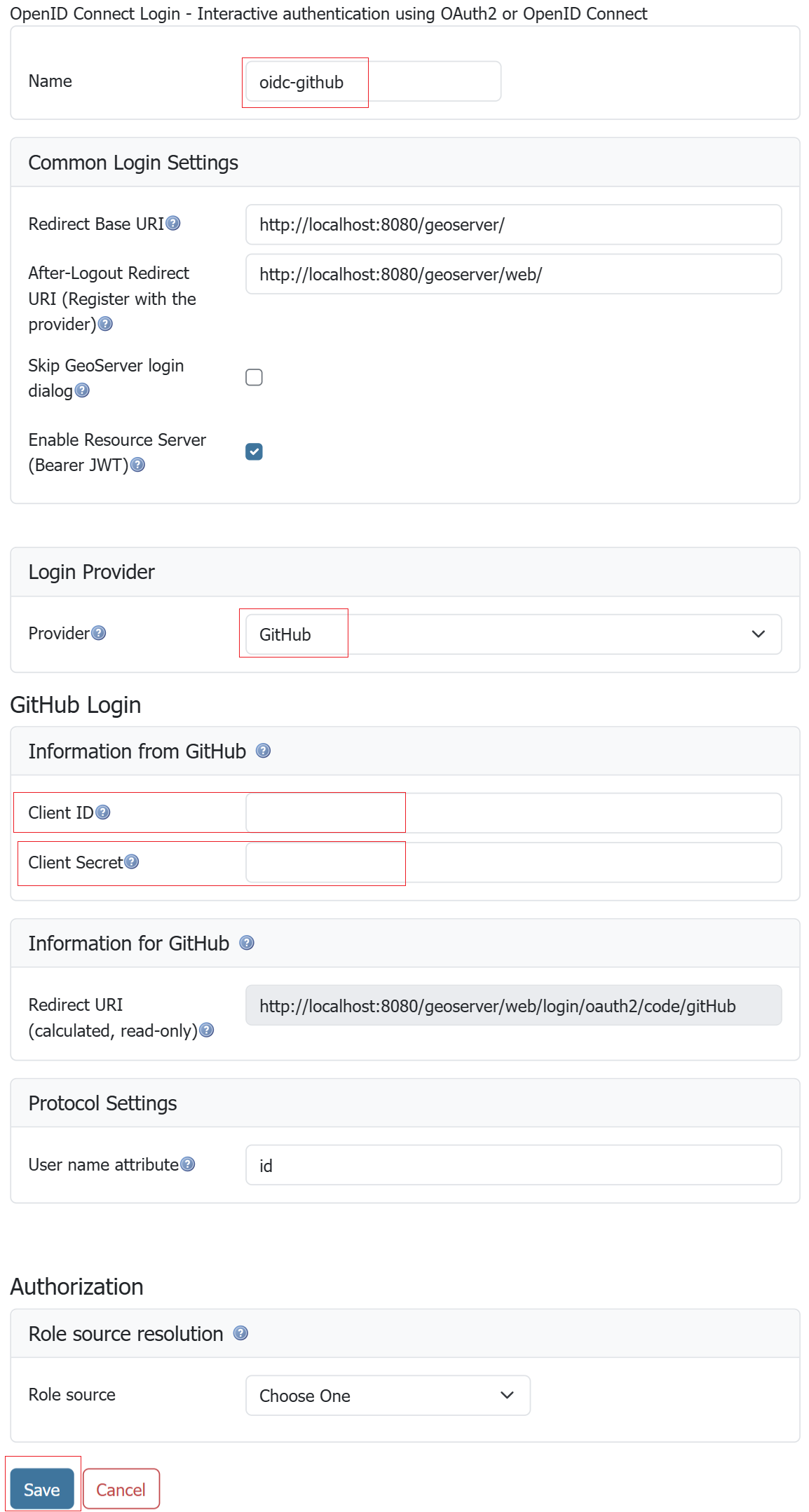 Configure the GitHub authentication provider - Documentation